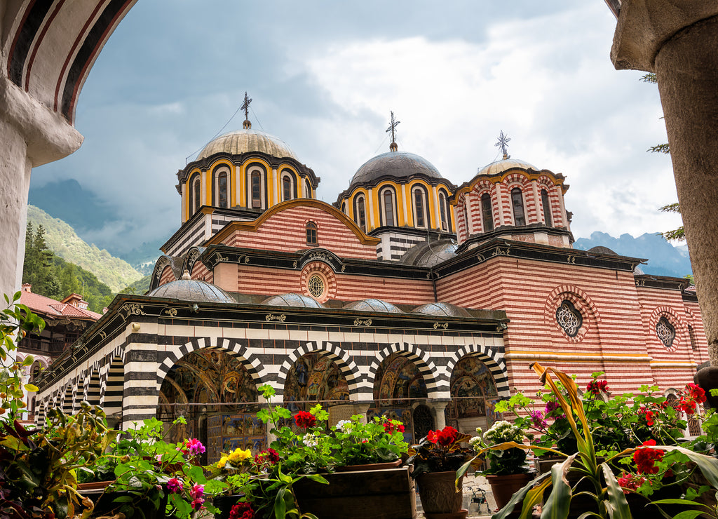 Rila Monastery, one of the main tourist destinations and UNESCO site in Bulgaria