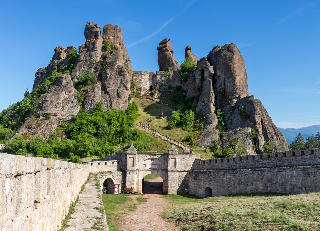 Ruins of Medieval Belogradchik Fortress known as Kaleto, Bulgaria