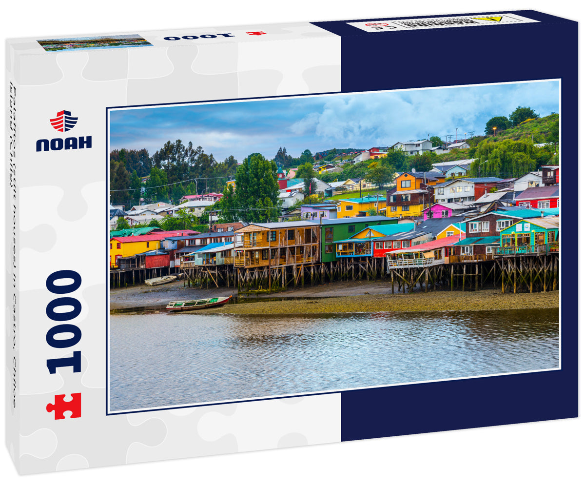 Palafitos (stilt houses) in Castro, Chiloe island (Chile)