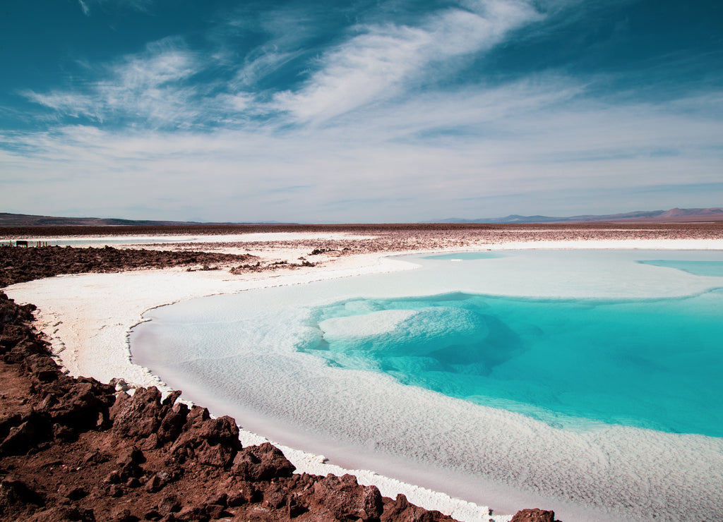 Atacama salt flat in Chile