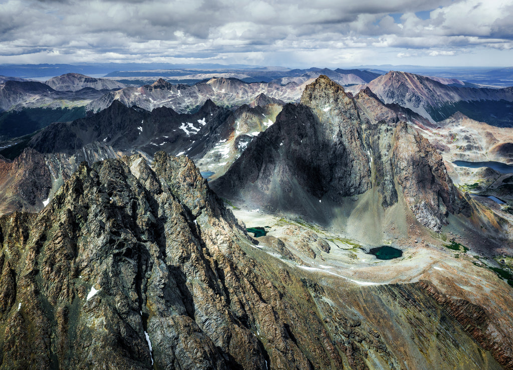 Dientes de Navarino mountain range at Navarino Island, Chile