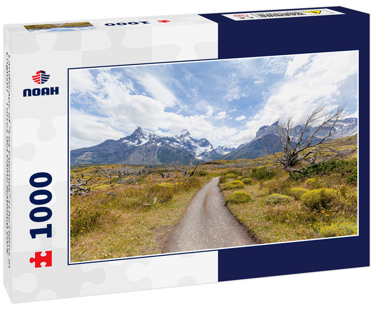 Landscape of "Los Cuernos" (The Horns in English) - Torres del Paine National Park