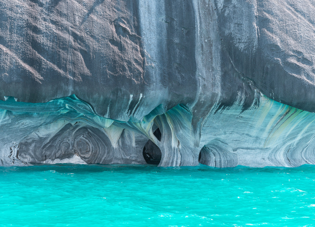 Marble Cathedral of lake General Carrera, Chilean Patagonia