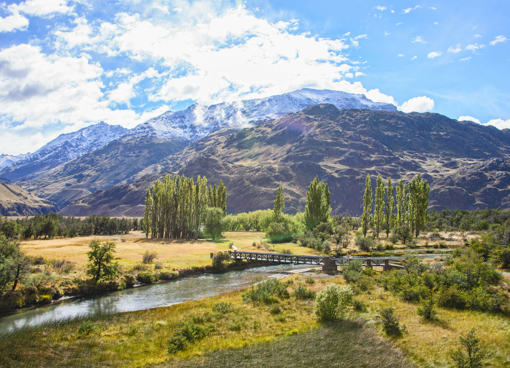 Casa Piedra (Stone House) campsite in beautiful Patagonia National Park, Aysen, Patagonia, Chile