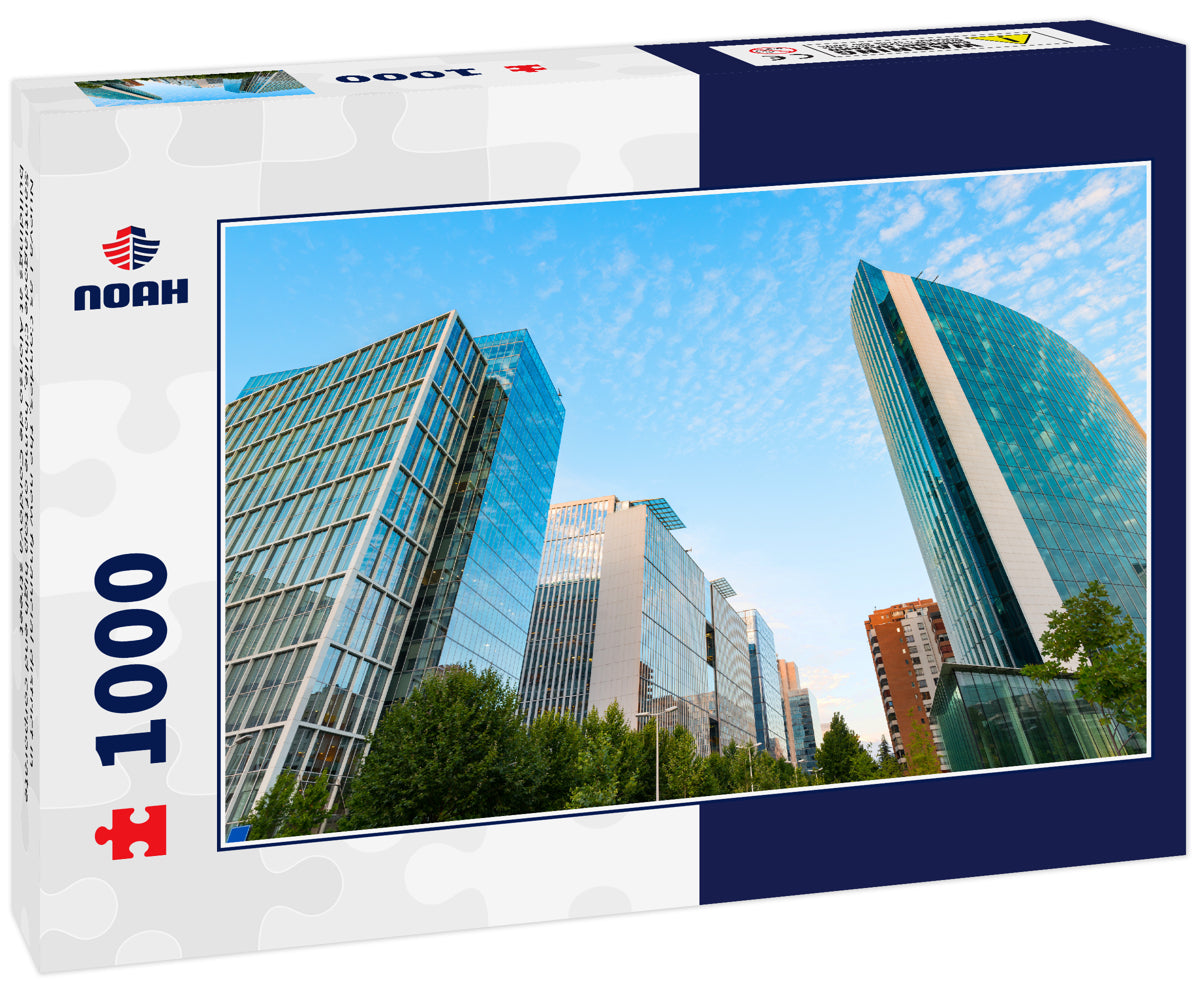 Nueva Las Condes, the new financial district in Santiagode Chile, home of top high end corporate buildings at Alonso de Cordova street