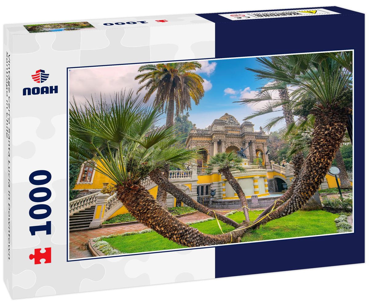 Vintage Cerro Santa Lucia in Downtown Santiago in Chile