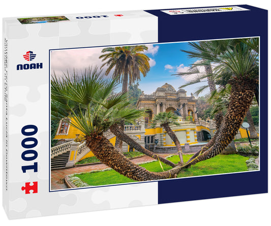 Vintage Cerro Santa Lucia in Downtown Santiago in Chile