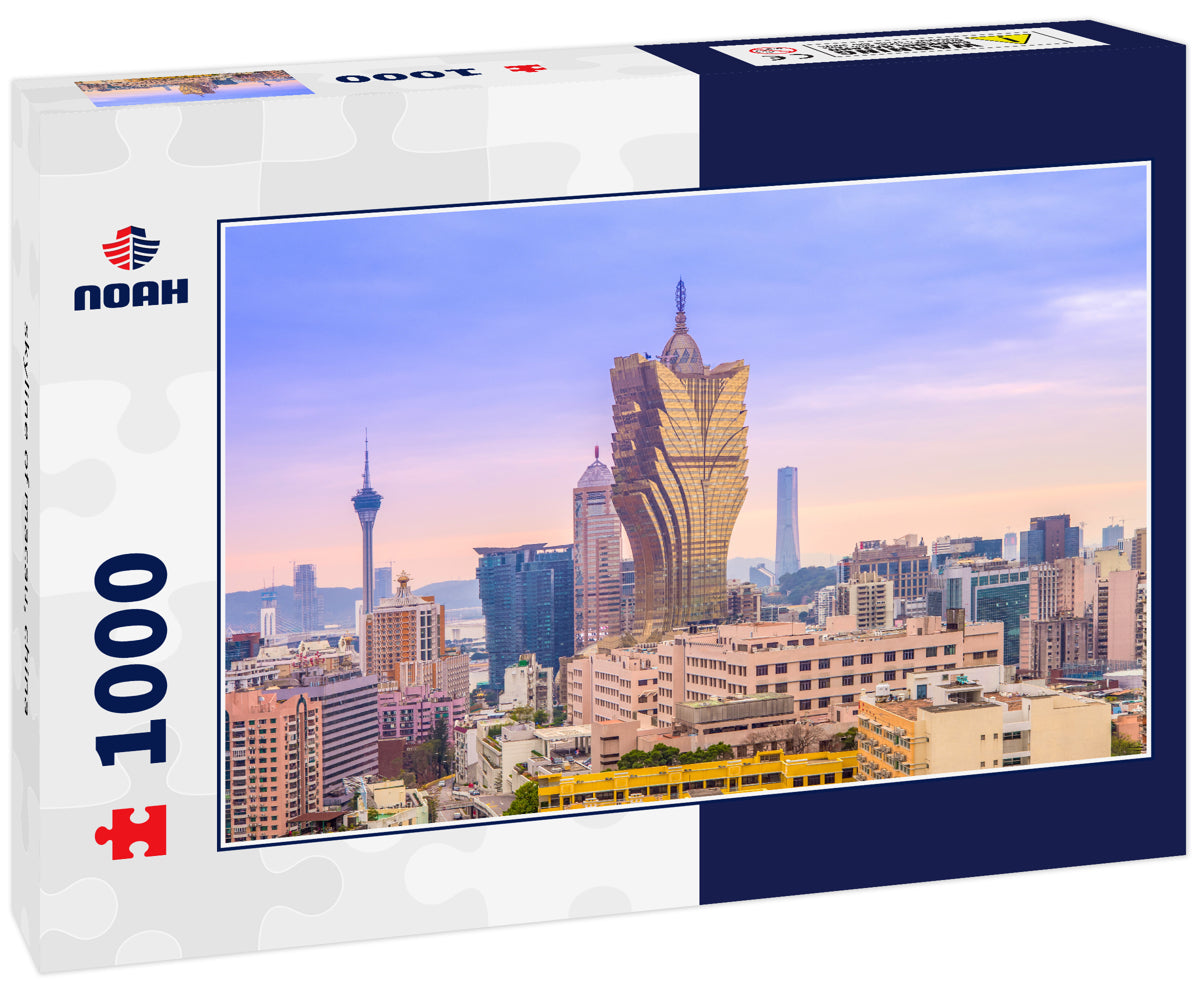 skyline of macau, china