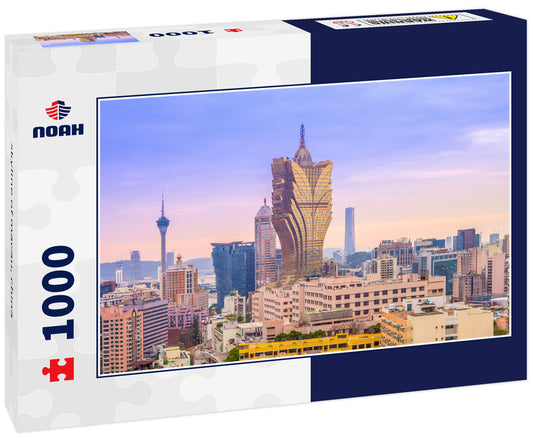 skyline of macau, china