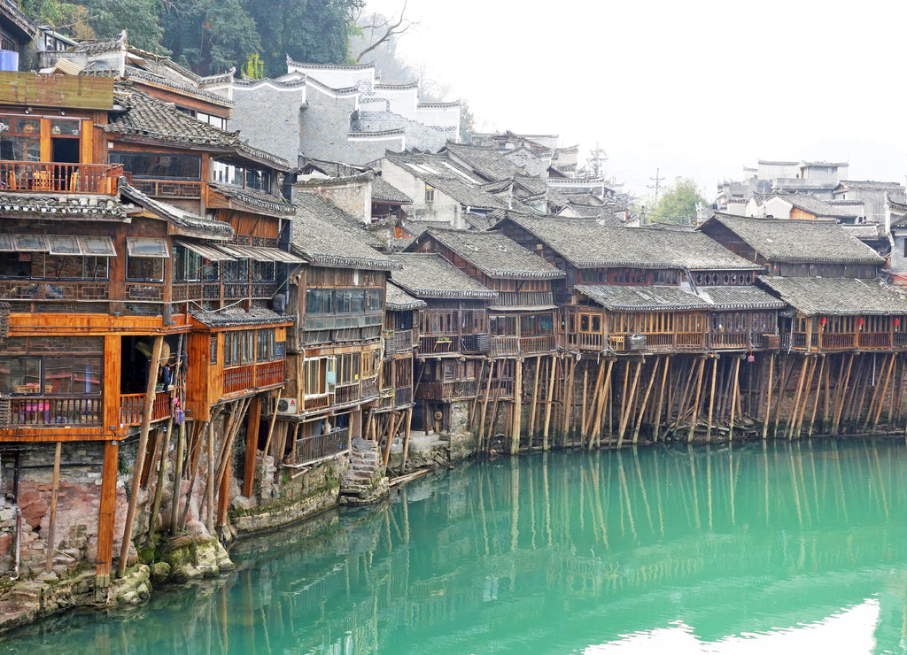 Fenghuang Ancient Town, One of most famous ancient town in Hunan China