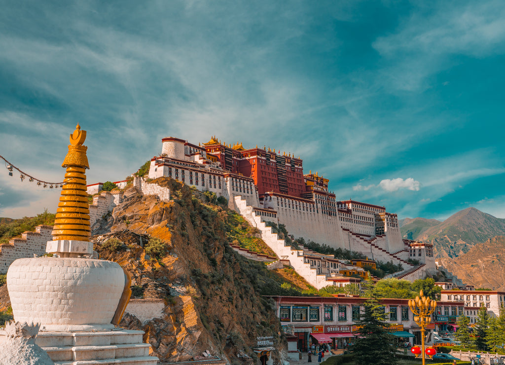 Potala Palace, the royal palace in Tibet, China
