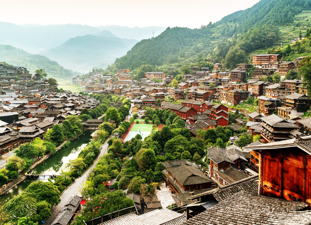 China Guizhou Xijiang Miao Village