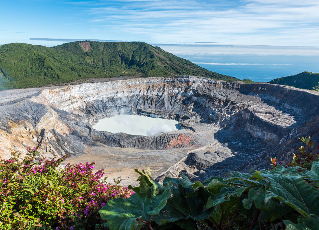 Vulcano Poas in Costa Rica