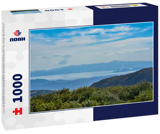 Costa Rica, panorama of the Nicoya bay, view from the Monteverde mountains