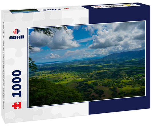 Beautiful aerial landscape view of Costa Ricas Mountains in Barra Honda National Park