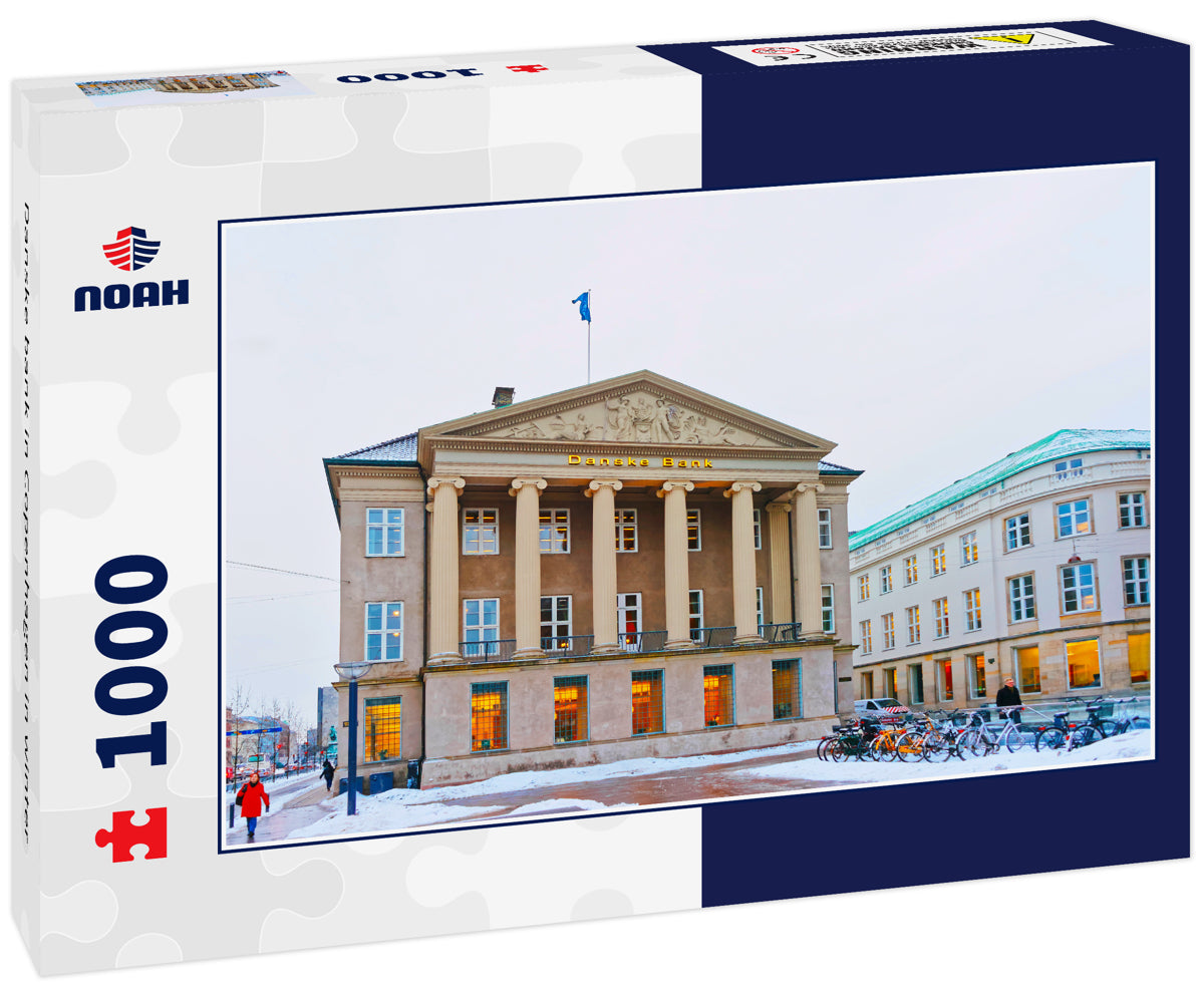 Danske bank in Copenhagen in winter