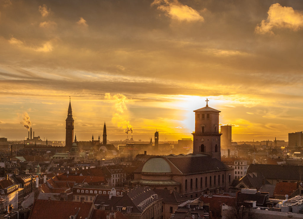 Copenhagen - the capital and most populous city of Denmark. A popular place for tourists and travelers. Impressed by a historic old town and special architecture
