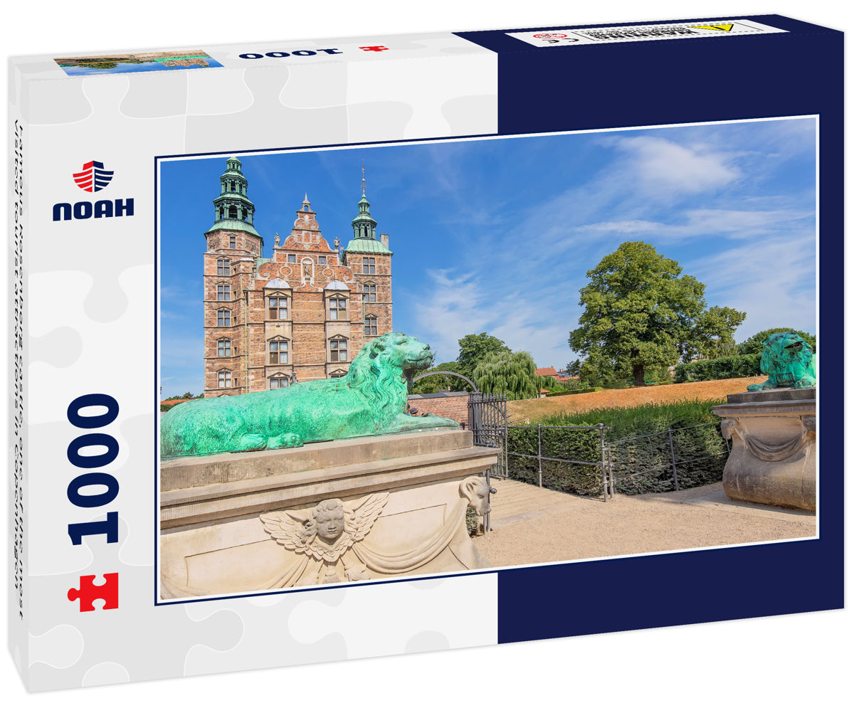 Famous Rosenborg castle, one of the most visited tourist attractions in Copenhagen