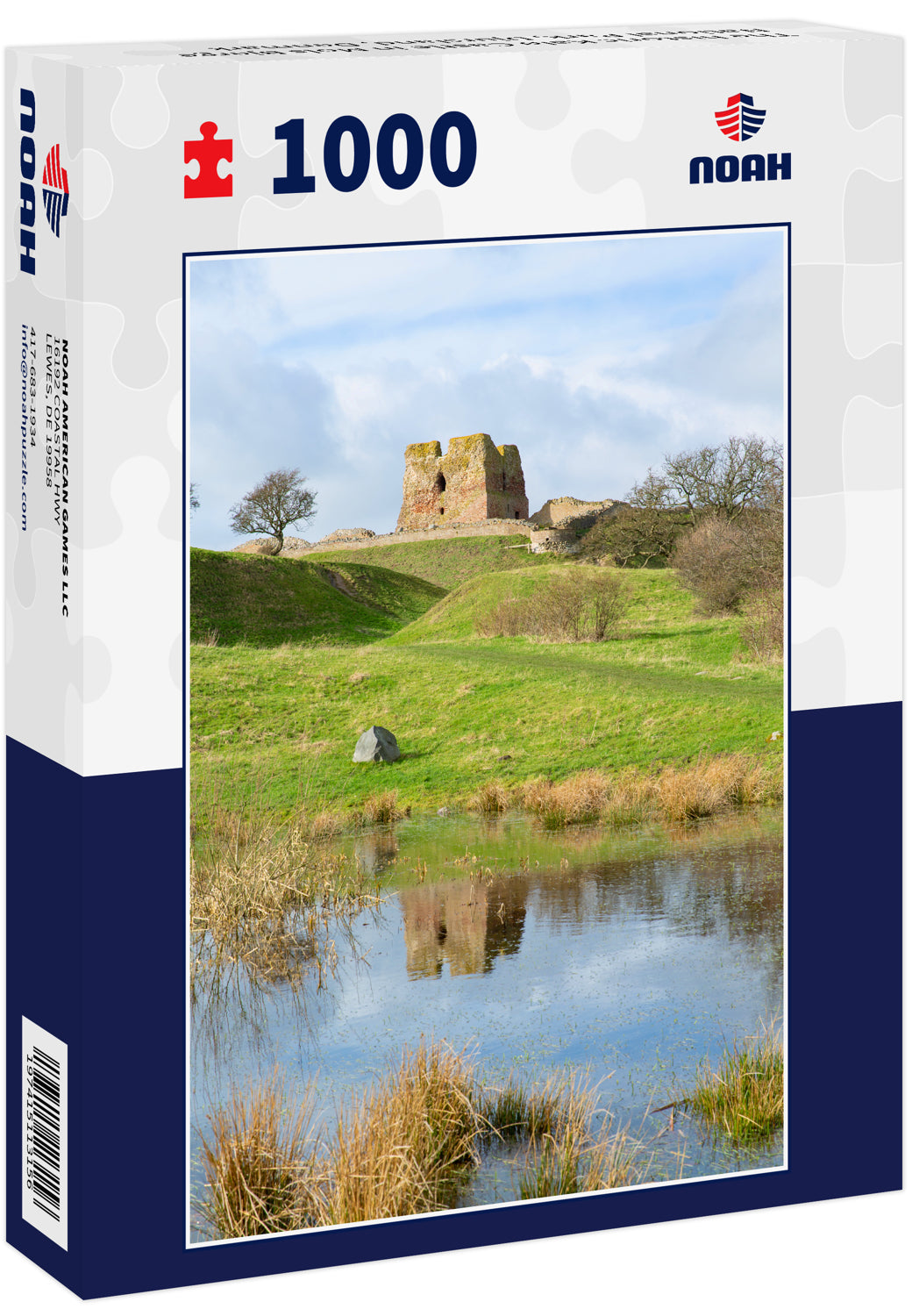 The historic Kalø Castle in Mols Bjerge National Park, Djursland, Denmark