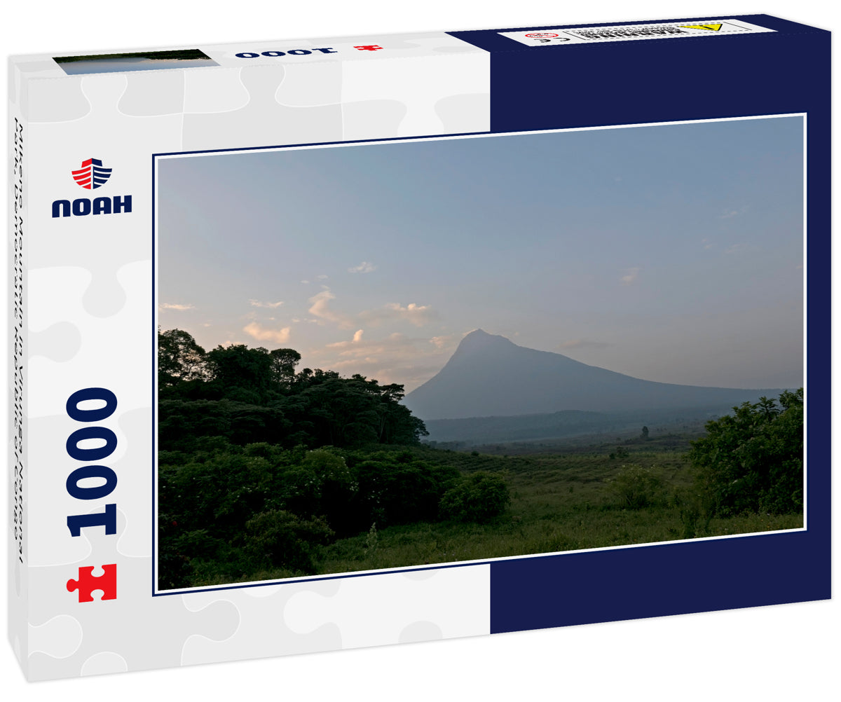 Mikeno Mountain in Virunga National Park, Democratic Republic of Congo