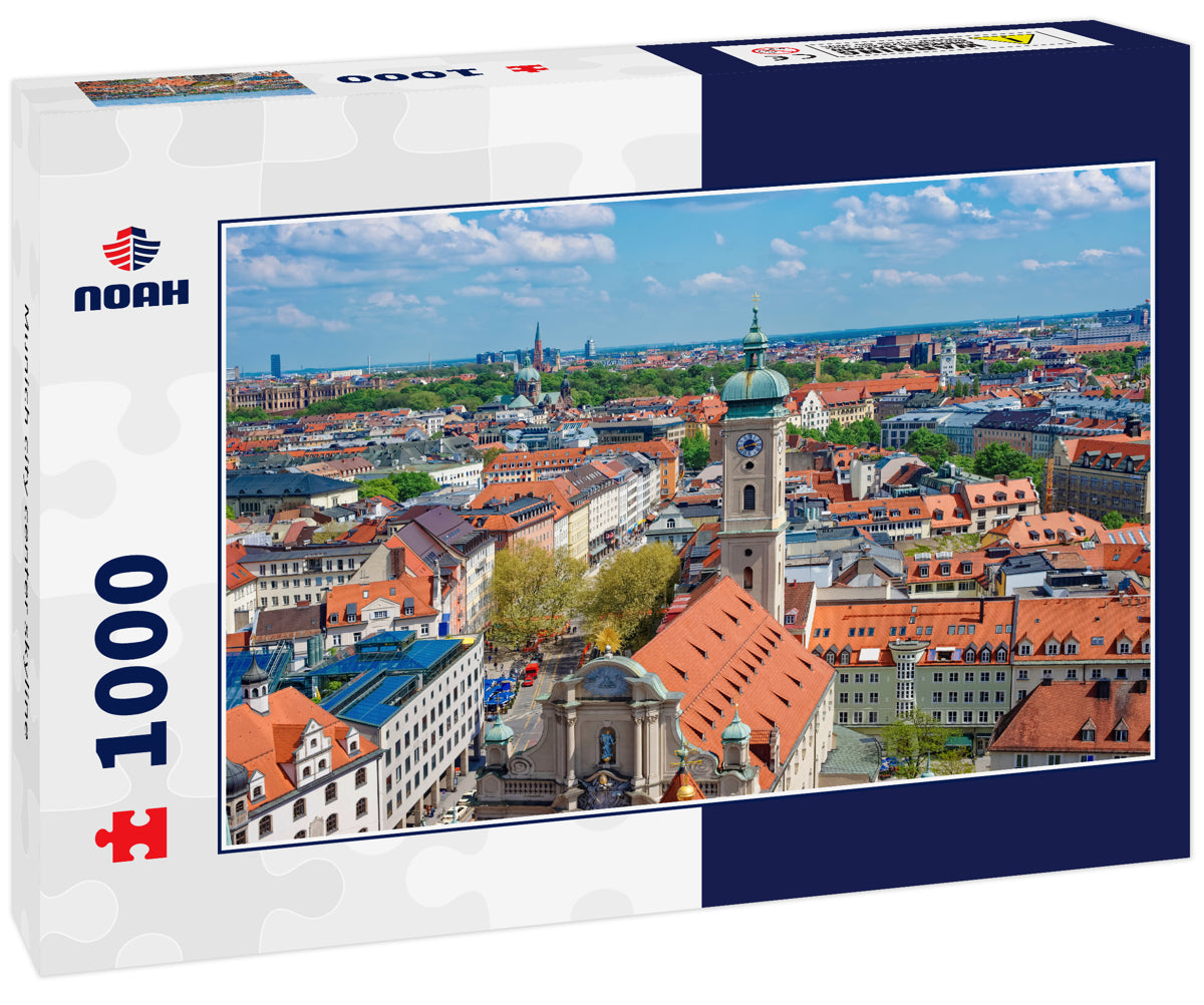 Munich city center skyline