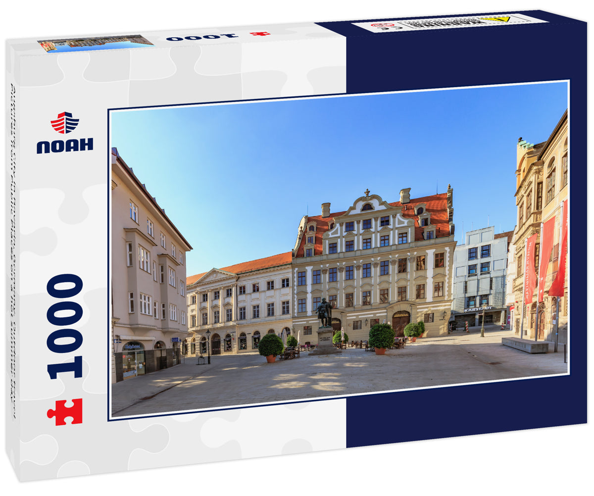 Augsburg City in Bavaria, Germany. Outdoor travel Pictures from Public Places on a hot summer day