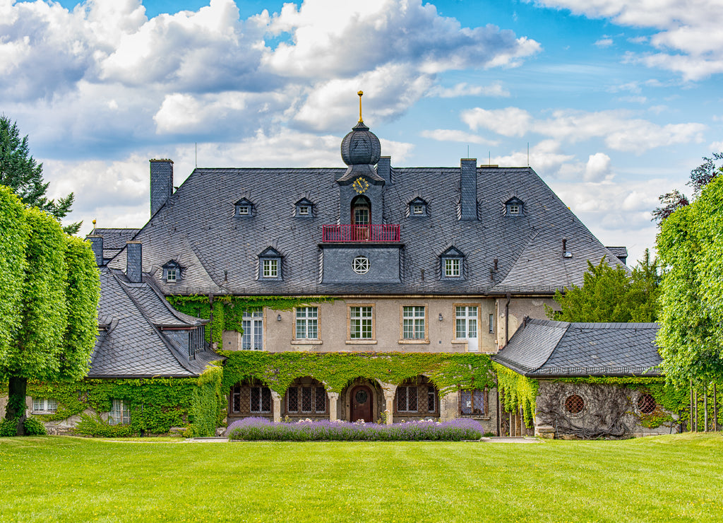 The Bergfried in Saalfeld Germany Thuringia