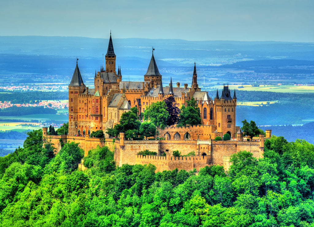 Hohenzollern Castle in the Swabian Alps - Baden-Wurttemberg, Germany