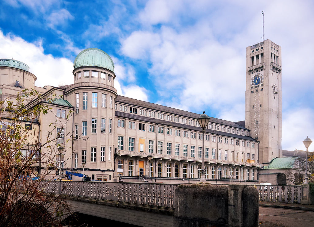 German Museum (Deutsches Museum) in Munich, Germany, the world's largest museum of science and technology