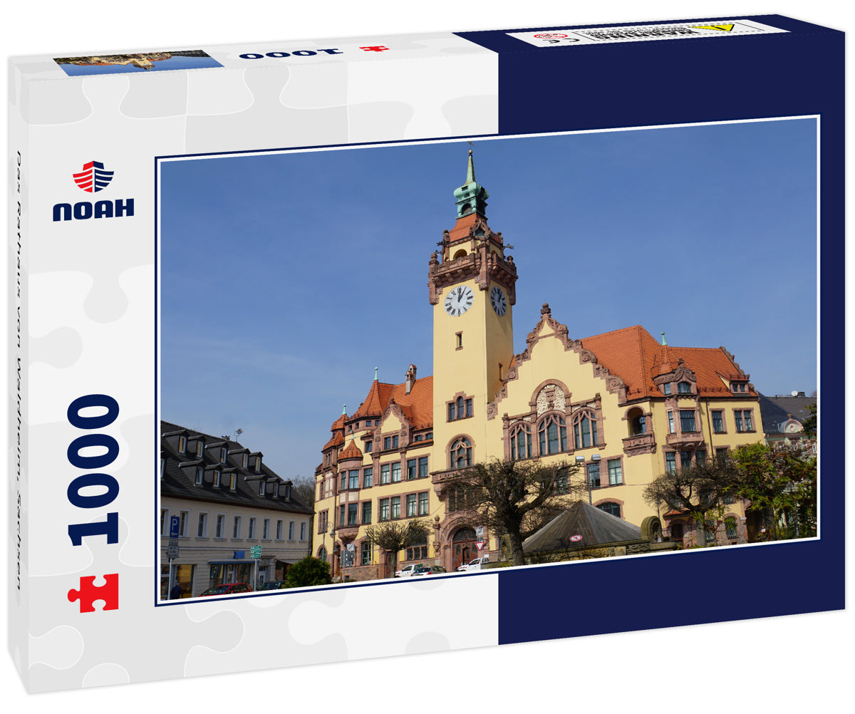 Das Rathaus von Waldheim, Sachsen