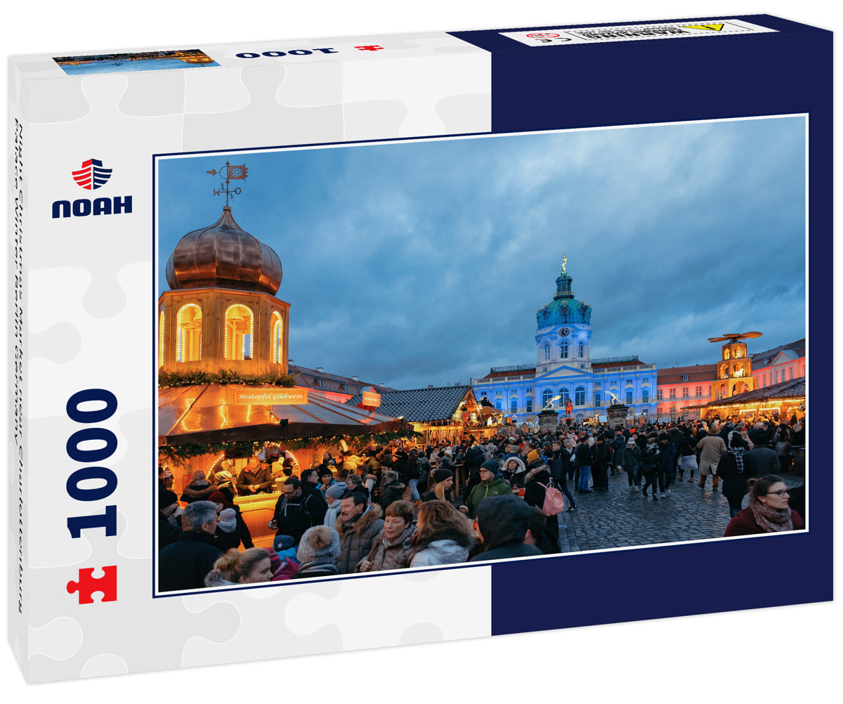 Night Christmas Market near Charlottenburg Palace Winter Berlin Germany