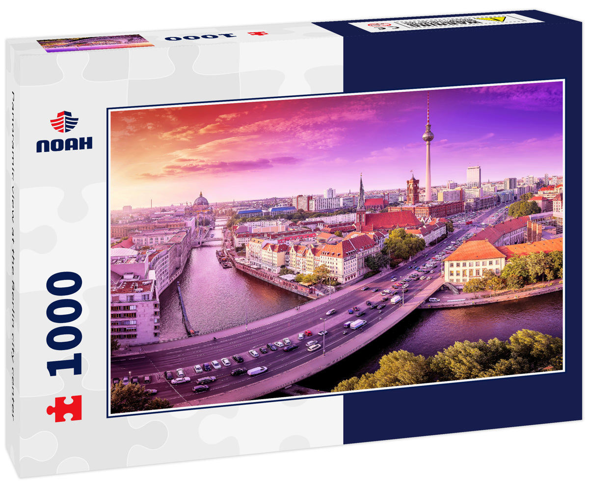 Panoramic view at the Berlin city center