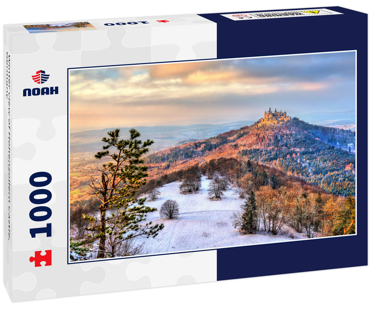 Winter view of Hohenzollern Castle, Germany