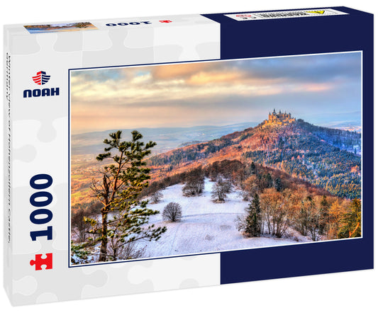 Winter view of Hohenzollern Castle, Germany