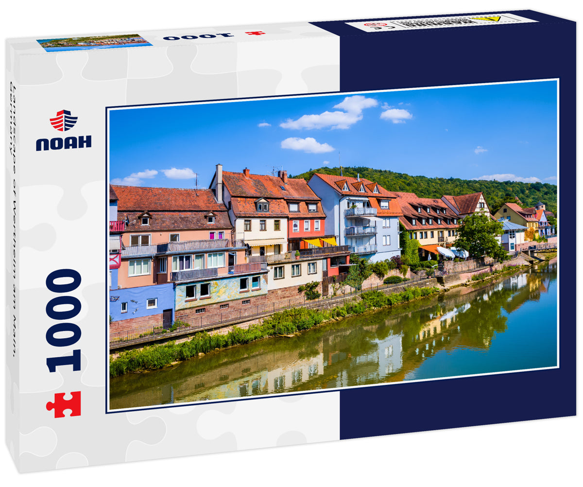 Landscape of Wertheim am Main, Germany