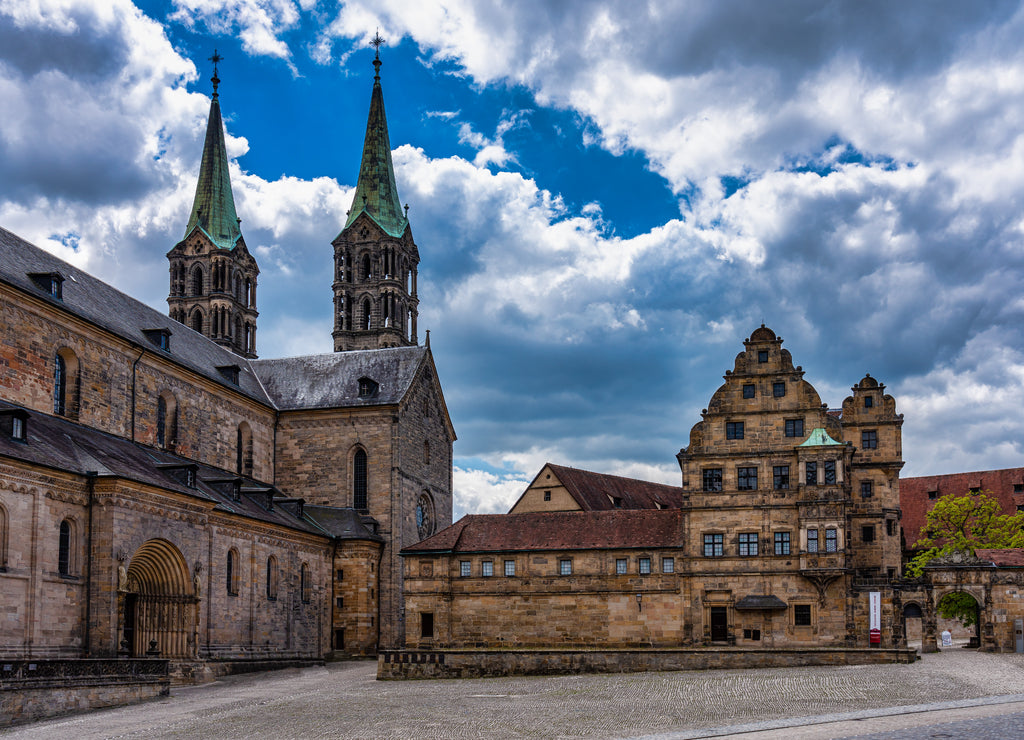 Bamberg Cathedral in Upper Franconia, Bavaria, Germany