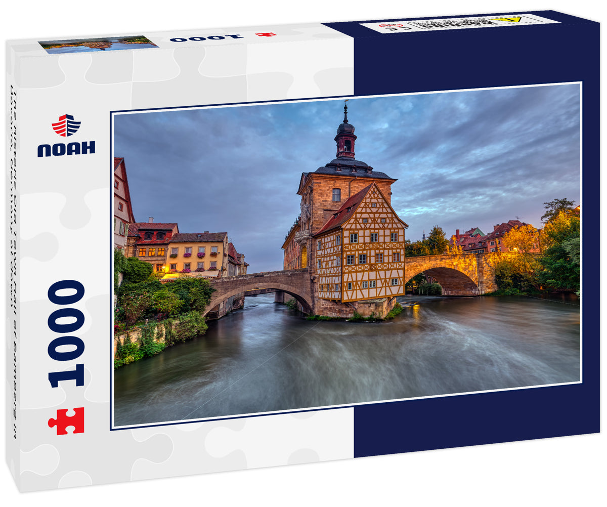 The historic Old Town Hall of Bamberg in Bavaria, Germany at dawn