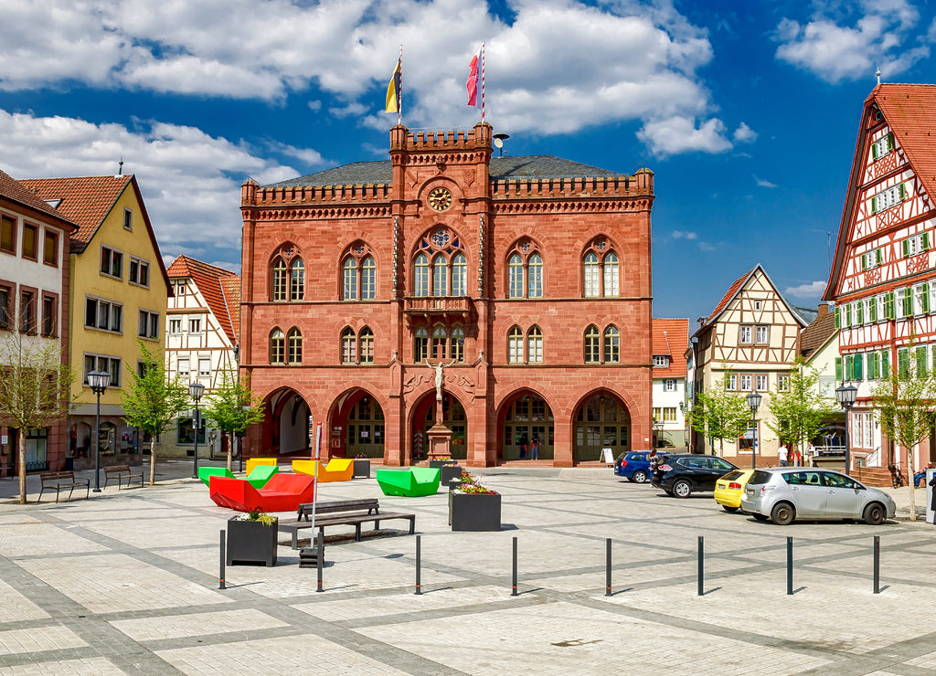 Altes Rathaus von Tauberbishofsheim in Baden-Württemberg