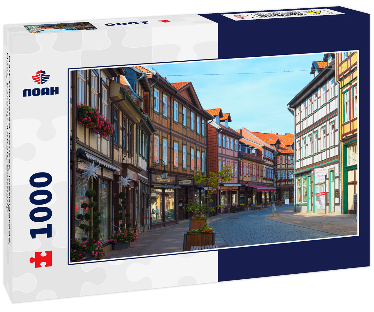 Half-timbered houses, Wernigerode, Harz, Saxony-Anhalt, Germany