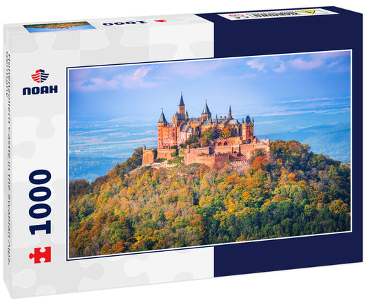 Hohenzollern Castle in the Swabian Alps, Germany