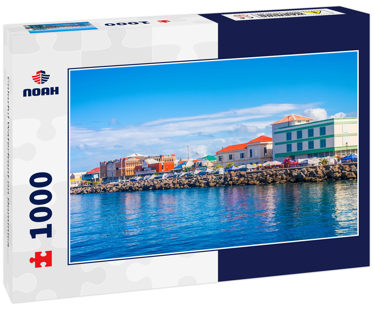 Colorful Waterfront on Dominica