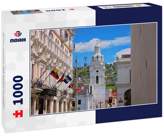 Quito streets, Old Town, Ecuador