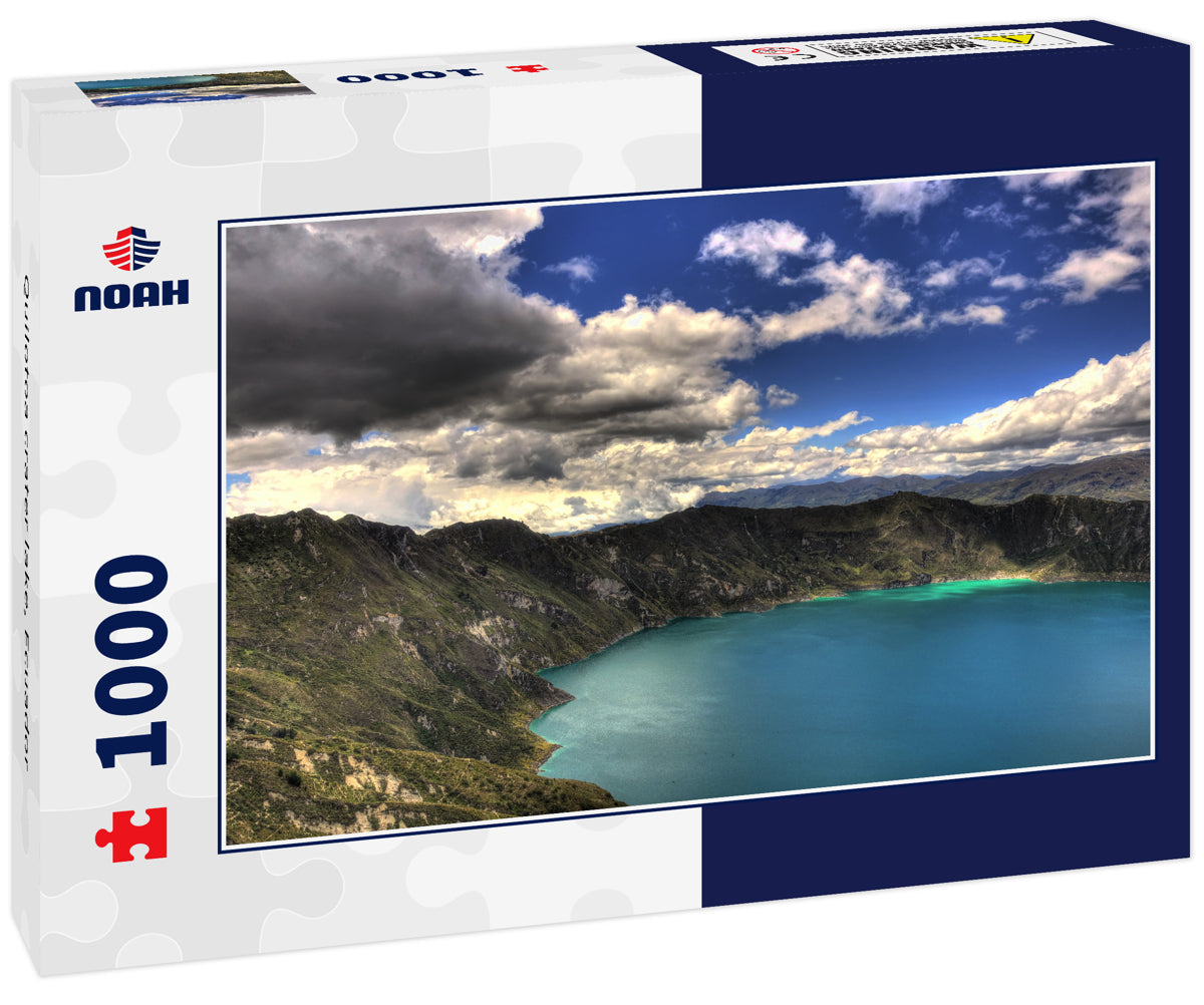 Quilotoa crater lake, Ecuador