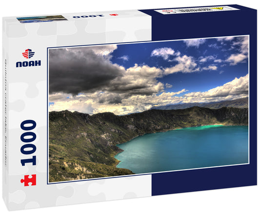 Quilotoa crater lake, Ecuador