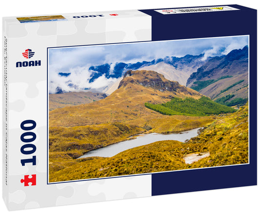 Spectacular landscape in Cajas National Park, Ecuador