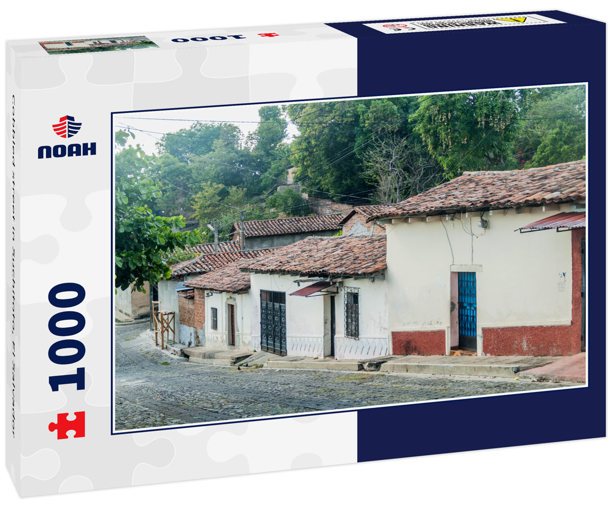 Cobbled street in Suchitoto, El Salvador