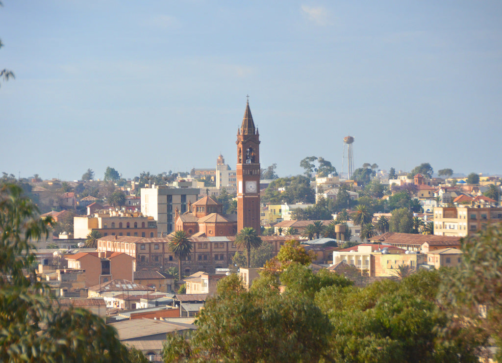 Asmara - the capital city and largest settlement in Eritrea