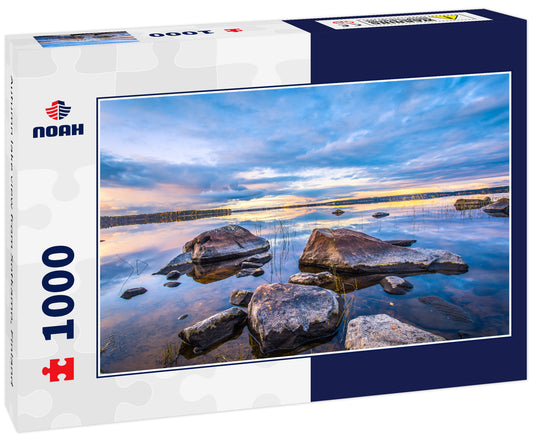 Autumn lake view from Sotkamo, Finland