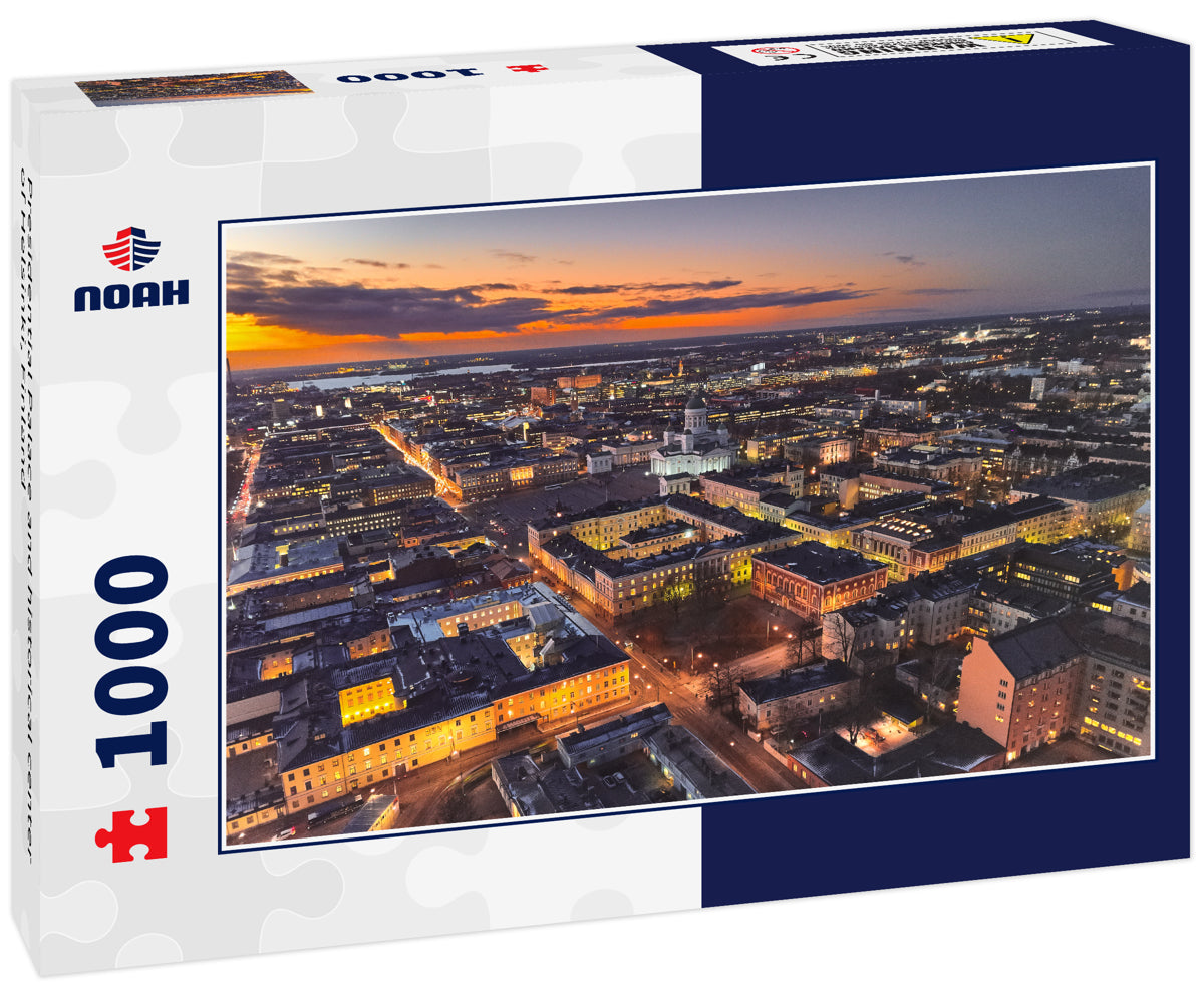 Presidential Palace and historical center of Helsinki, Finland