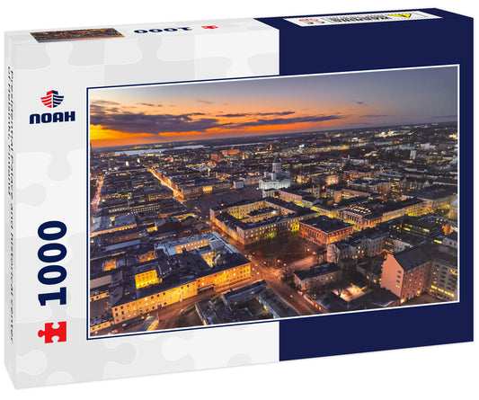 Presidential Palace and historical center of Helsinki, Finland